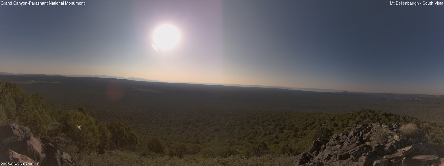 time-lapse frame, Mt Dellenbaugh - Southeast Vista webcam