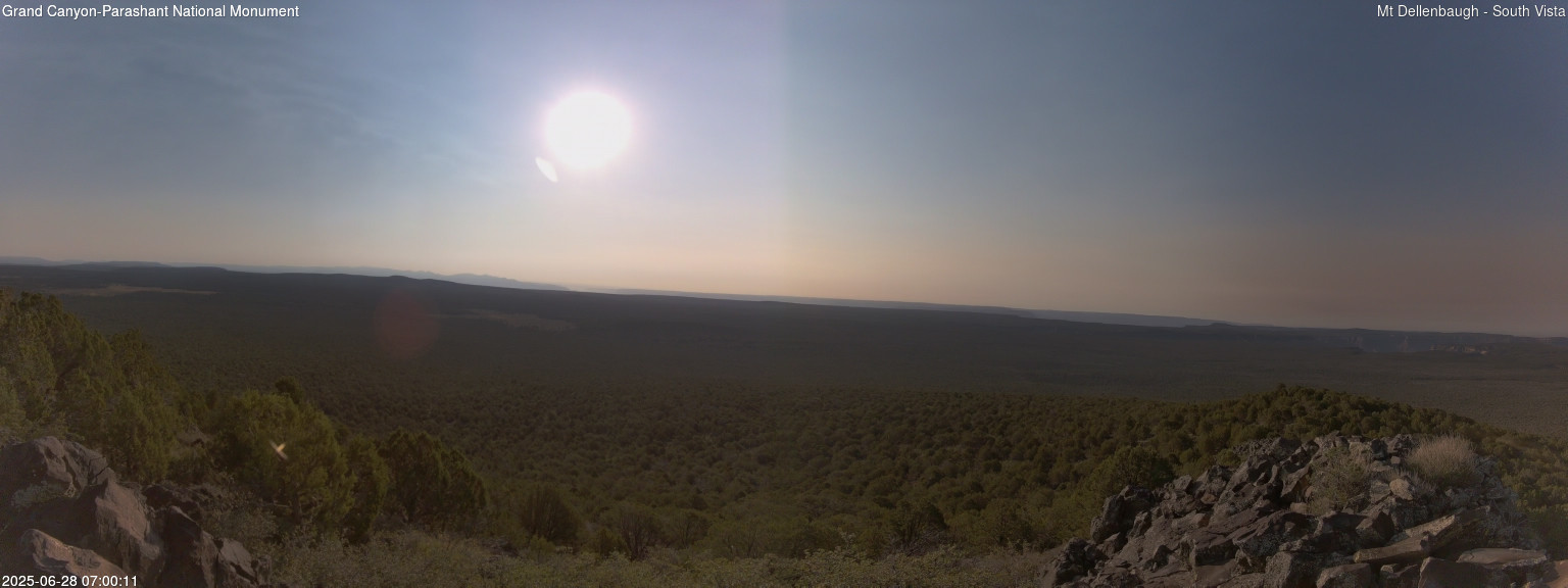 time-lapse frame, Mt Dellenbaugh - Southeast Vista webcam