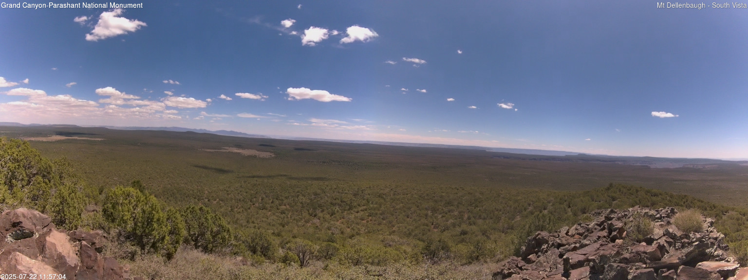 time-lapse frame, Mt Dellenbaugh - Southeast Vista webcam