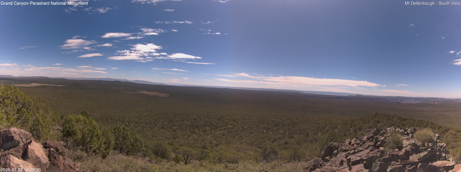 time-lapse frame, Mt Dellenbaugh - Southeast Vista webcam