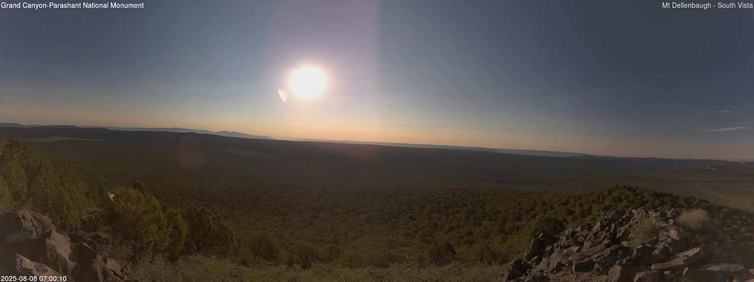 time-lapse frame, Mt Dellenbaugh - Southeast Vista webcam