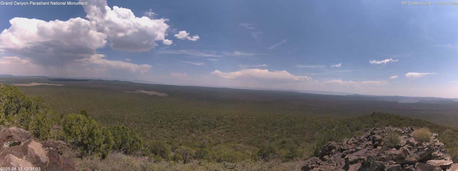 time-lapse frame, Mt Dellenbaugh - Southeast Vista webcam
