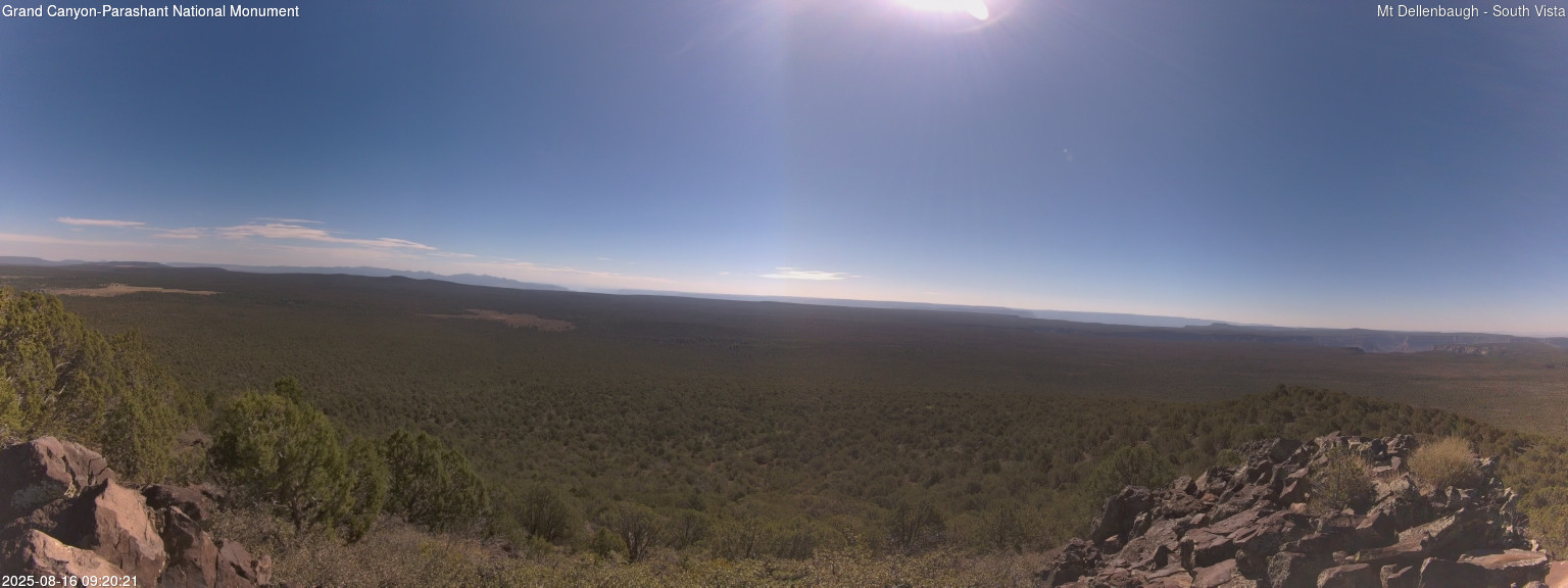 time-lapse frame, Mt Dellenbaugh - Southeast Vista webcam