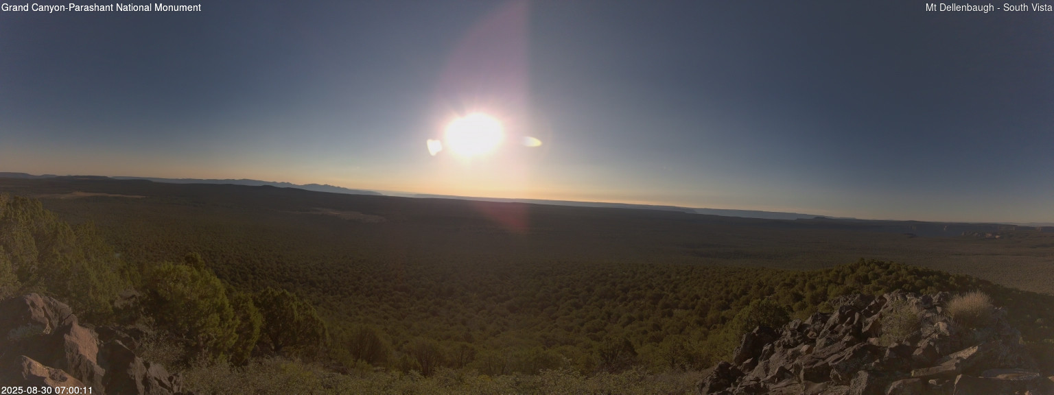 time-lapse frame, Mt Dellenbaugh - Southeast Vista webcam