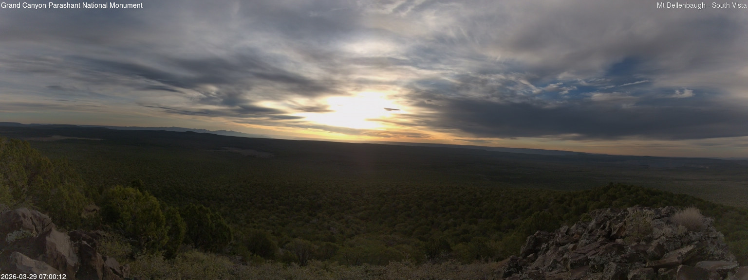 time-lapse frame, Mt Dellenbaugh - Southeast Vista webcam