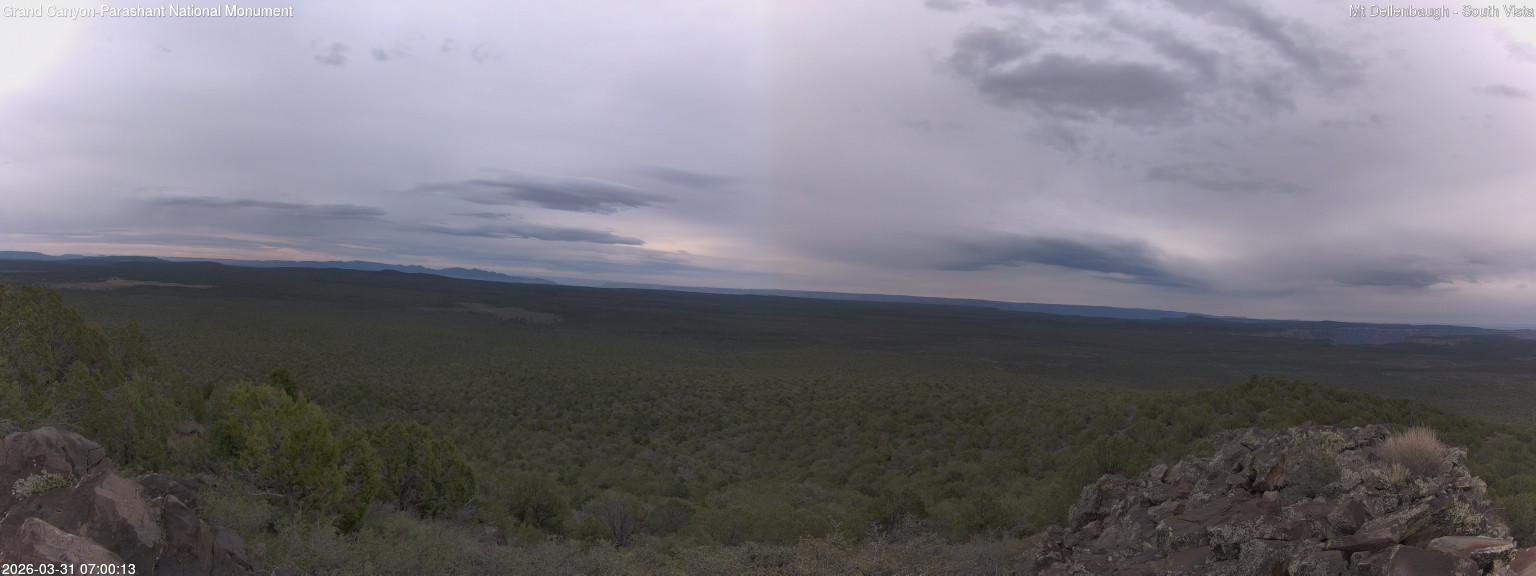 time-lapse frame, Mt Dellenbaugh - Southeast Vista webcam