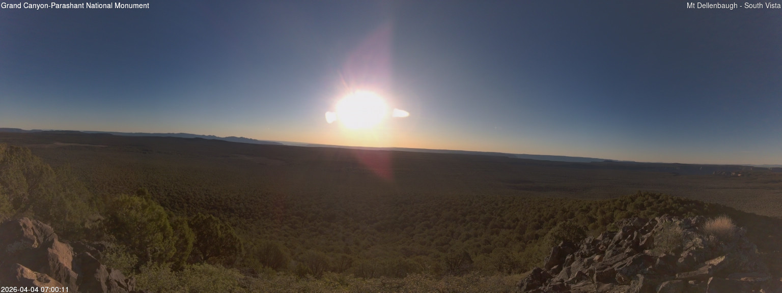 time-lapse frame, Mt Dellenbaugh - Southeast Vista webcam