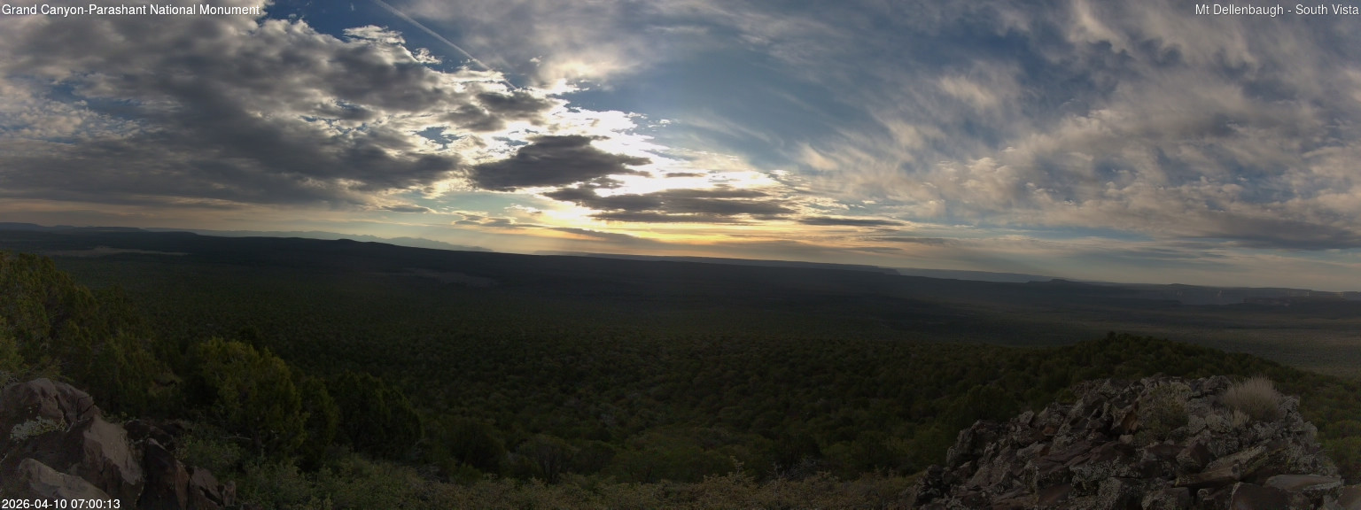 time-lapse frame, Mt Dellenbaugh - Southeast Vista webcam