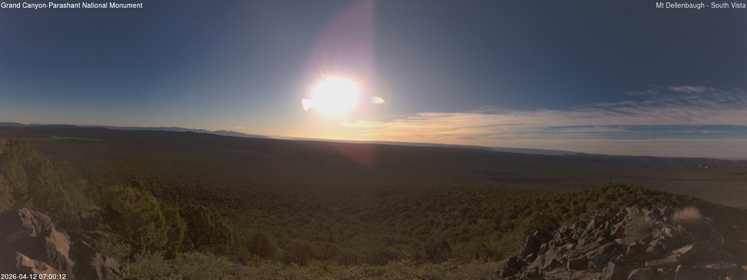 time-lapse frame, Mt Dellenbaugh - Southeast Vista webcam
