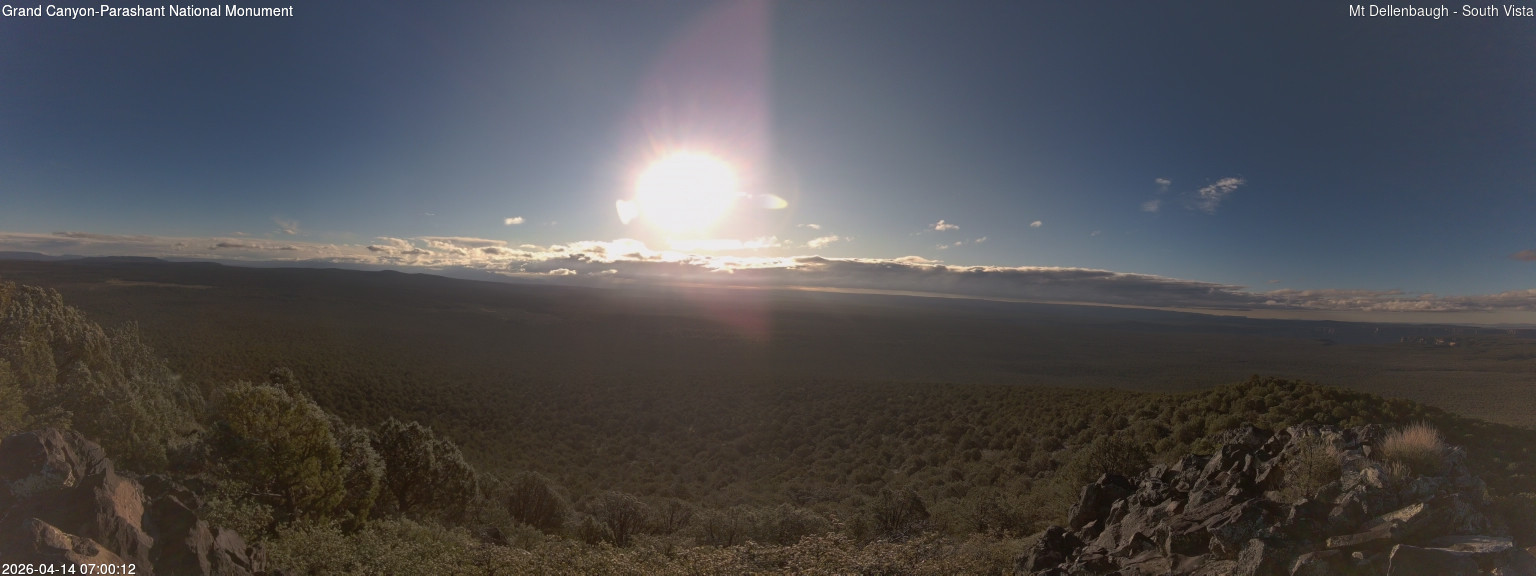 time-lapse frame, Mt Dellenbaugh - Southeast Vista webcam