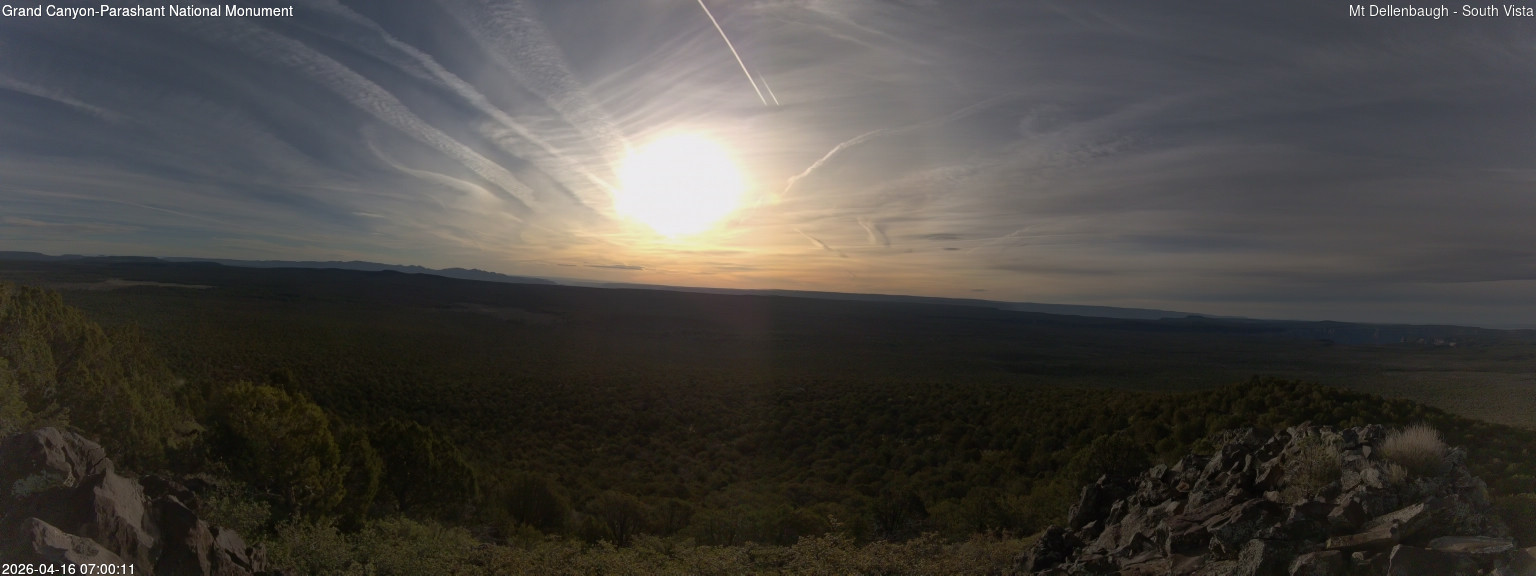 time-lapse frame, Mt Dellenbaugh - Southeast Vista webcam
