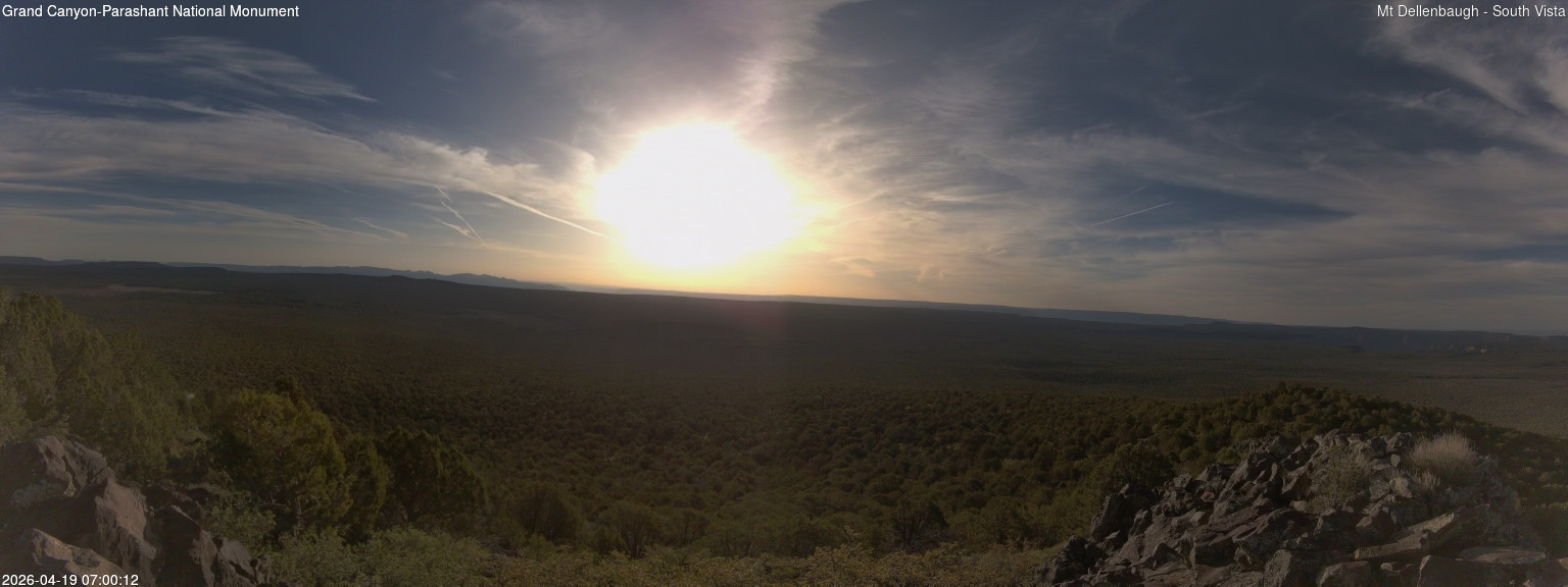 time-lapse frame, Mt Dellenbaugh - Southeast Vista webcam