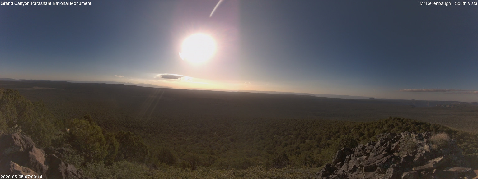 time-lapse frame, Mt Dellenbaugh - Southeast Vista webcam