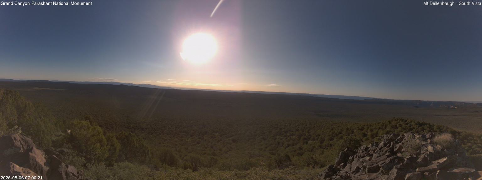 time-lapse frame, Mt Dellenbaugh - Southeast Vista webcam