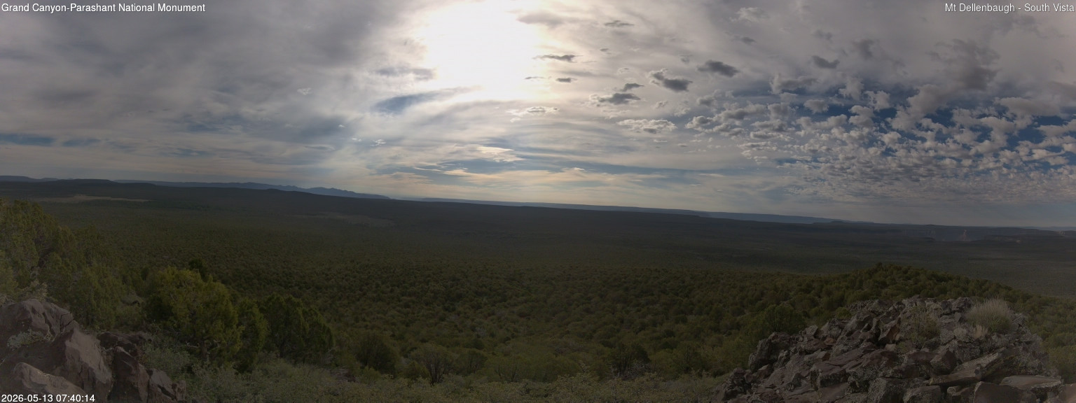 time-lapse frame, Mt Dellenbaugh - Southeast Vista webcam