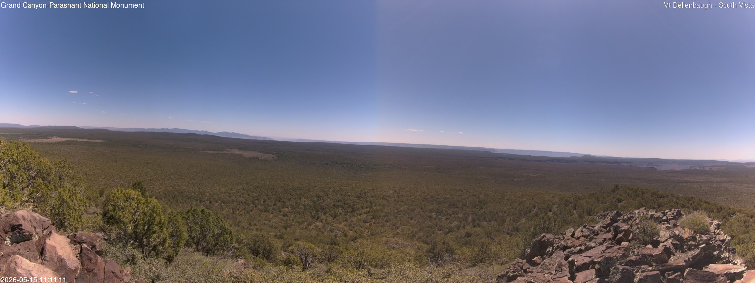 time-lapse frame, Mt Dellenbaugh - Southeast Vista webcam
