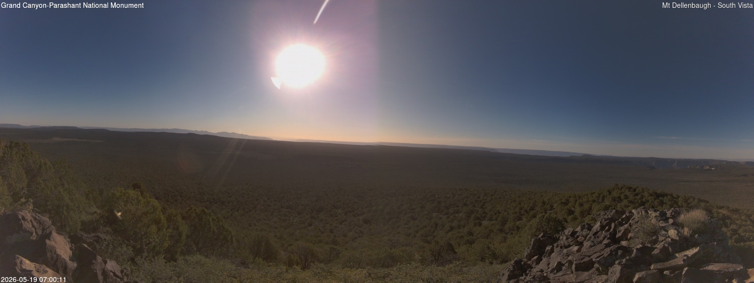 time-lapse frame, Mt Dellenbaugh - Southeast Vista webcam