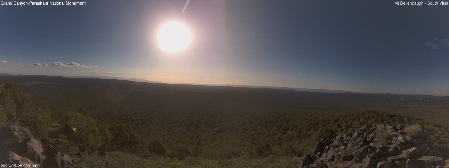 time-lapse frame, Mt Dellenbaugh - Southeast Vista webcam