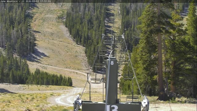 time-lapse frame, Mammoth June Rainbow Summit webcam
