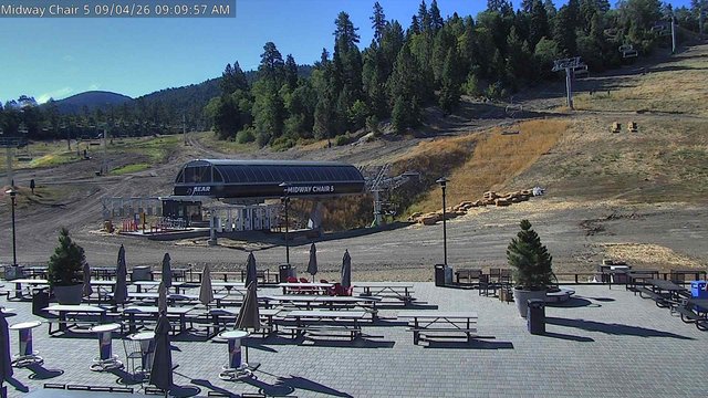 time-lapse frame, Bear Mountain Midway Chair webcam