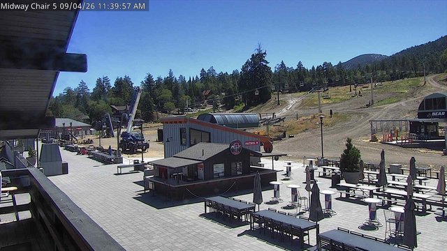 time-lapse frame, Bear Mountain Midway Chair webcam