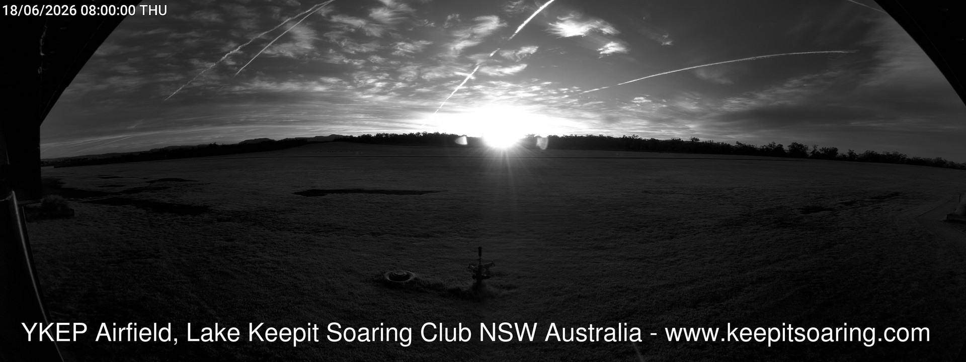 time-lapse frame, Lake Keepit Soaring Club T32 webcam