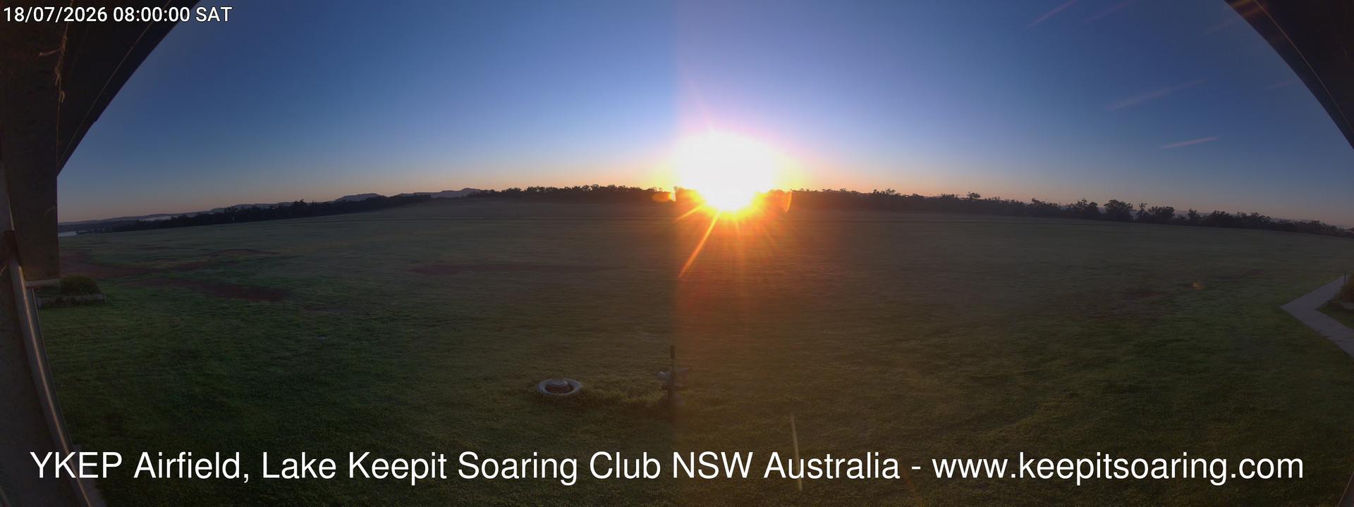 time-lapse frame, Lake Keepit Soaring Club T32 webcam