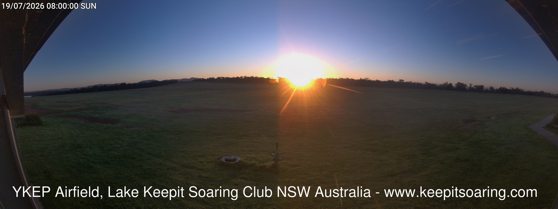 time-lapse frame, Lake Keepit Soaring Club T32 webcam