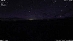 view from Mt Logan - Dark Sky on 2026-07-20