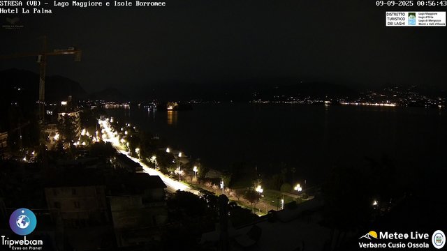 time-lapse frame, Stresa webcam