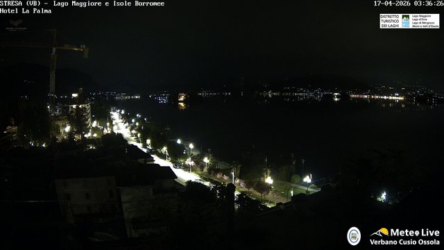 time-lapse frame, Stresa webcam