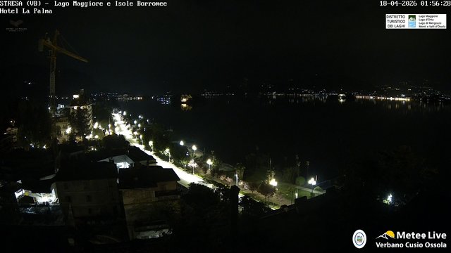 time-lapse frame, Stresa webcam