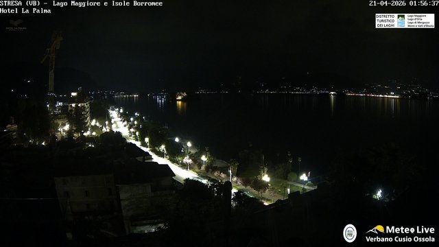 time-lapse frame, Stresa webcam