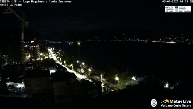 time-lapse frame, Stresa webcam