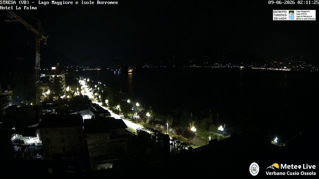 time-lapse frame, Stresa webcam