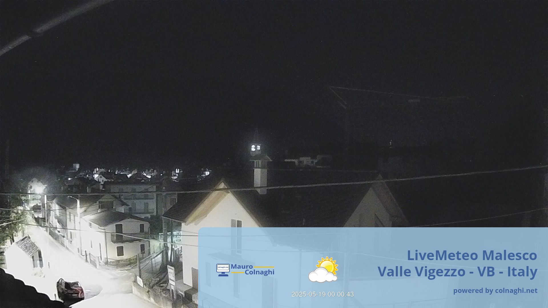 time-lapse frame, Malesco webcam
