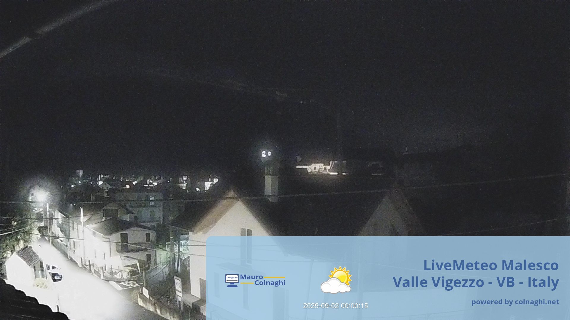 time-lapse frame, Malesco webcam