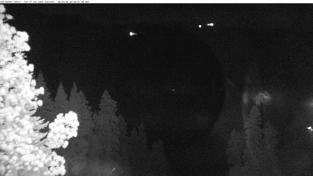 time-lapse frame, Palisades Tahoe Far East Top webcam