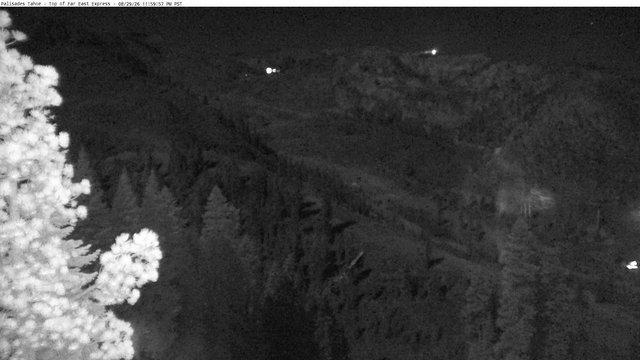 time-lapse frame, Palisades Tahoe Far East Top webcam