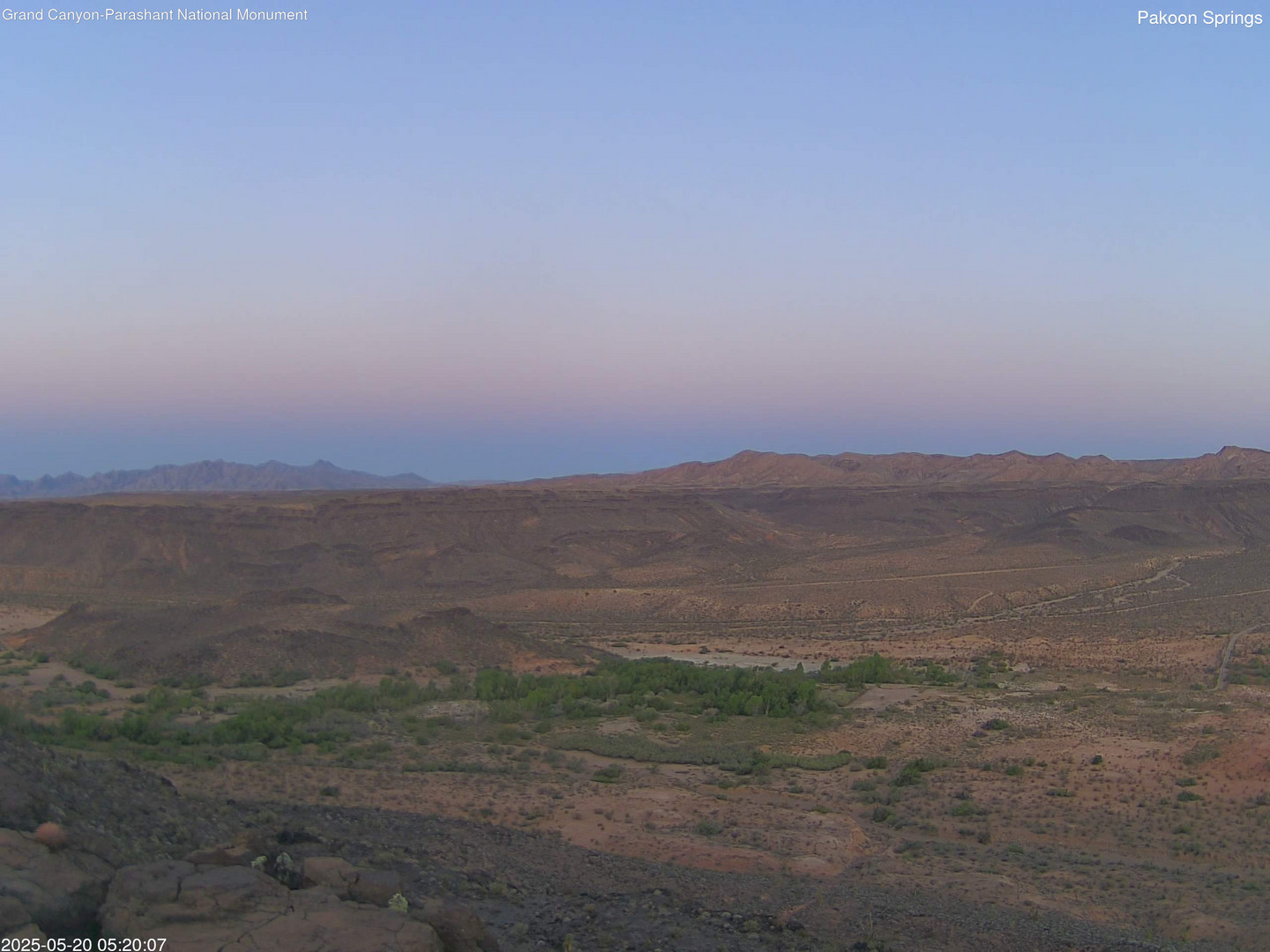 time-lapse frame, Pakoon Springs webcam