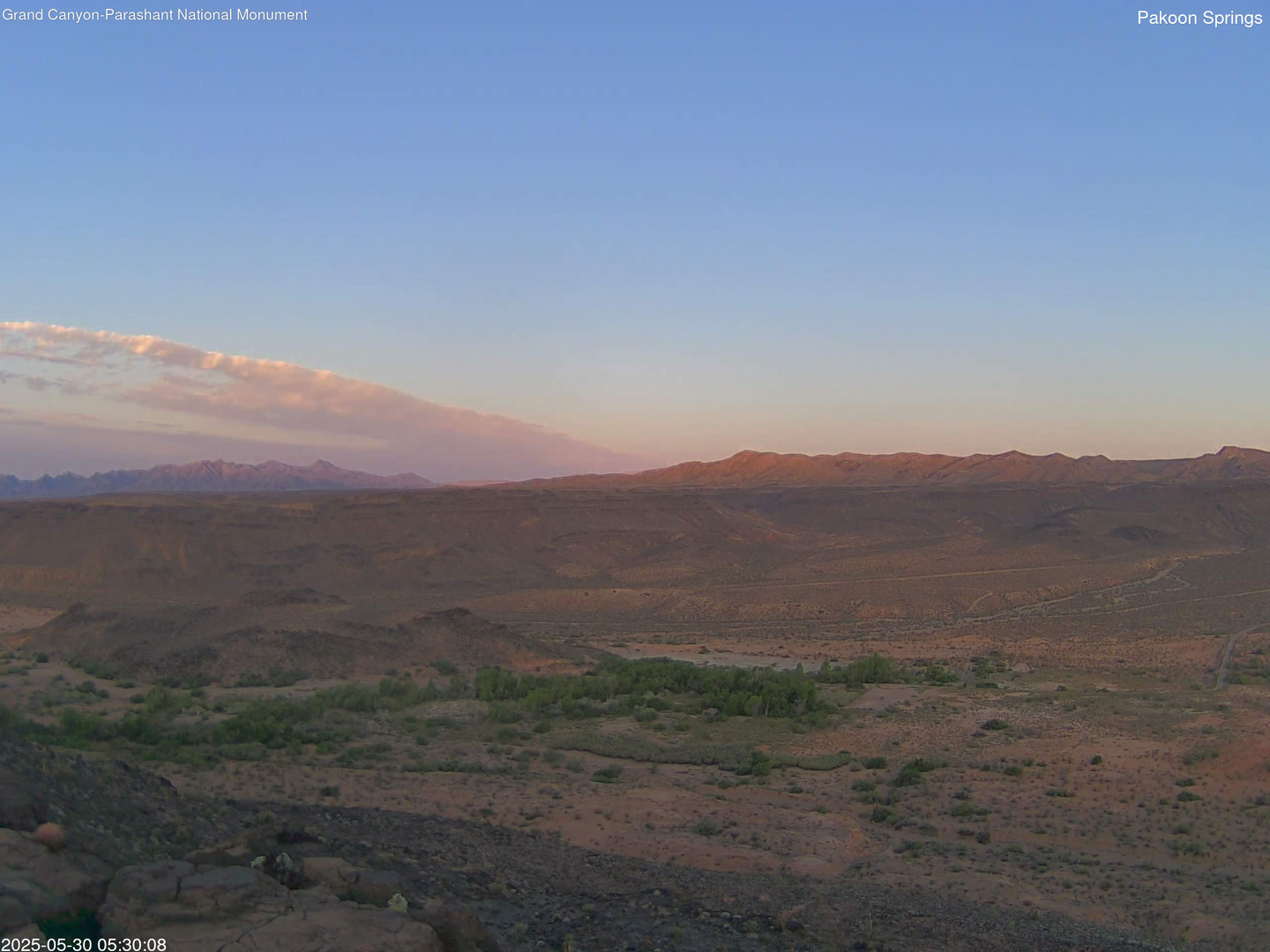 time-lapse frame, Pakoon Springs webcam
