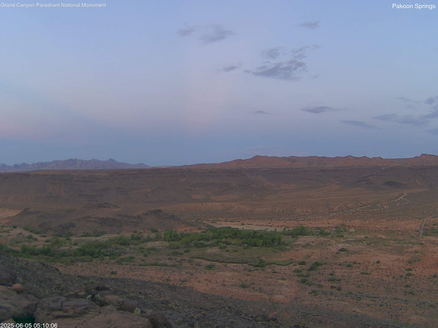 time-lapse frame, Pakoon Springs webcam