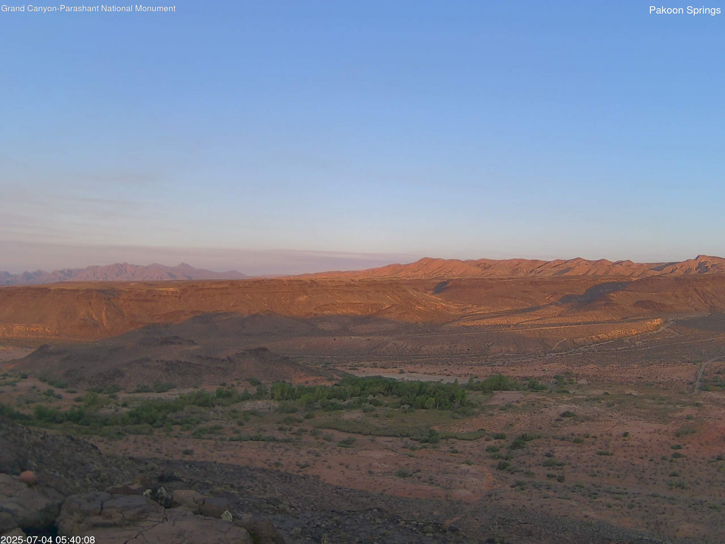 time-lapse frame, Pakoon Springs webcam