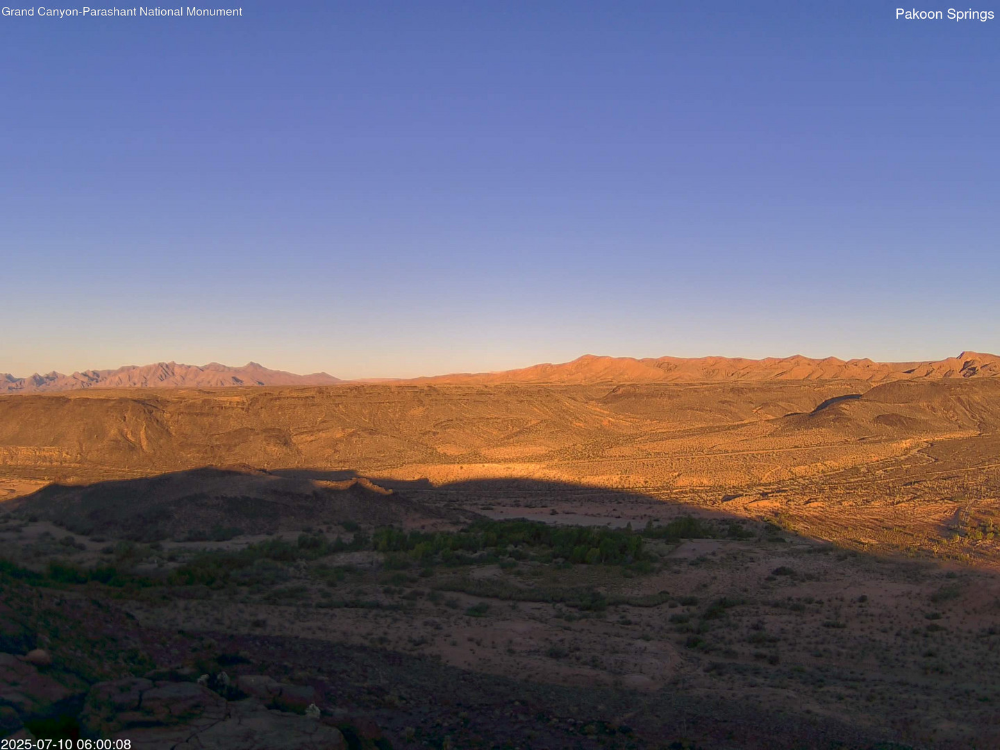 time-lapse frame, Pakoon Springs webcam