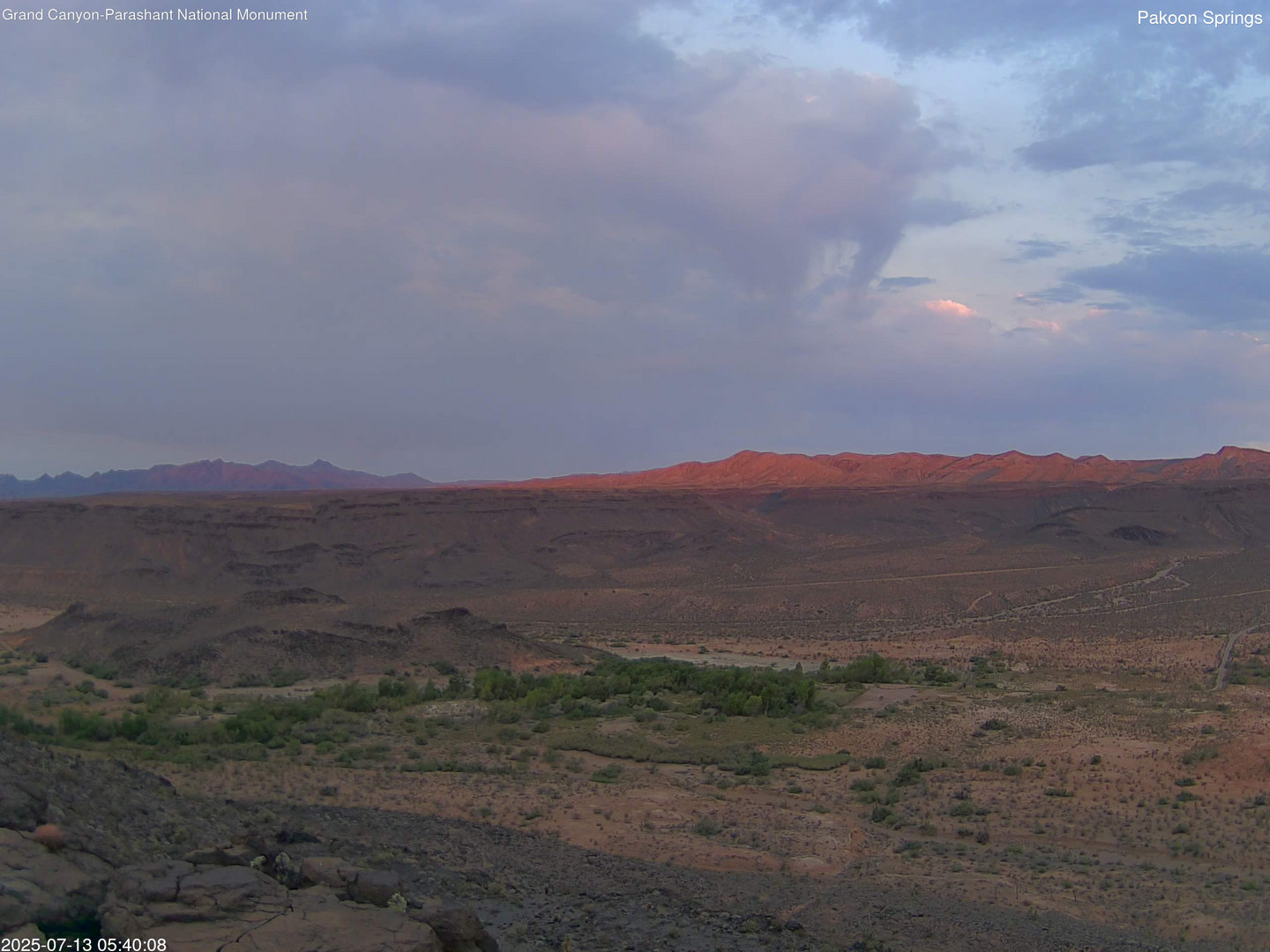 time-lapse frame, Pakoon Springs webcam
