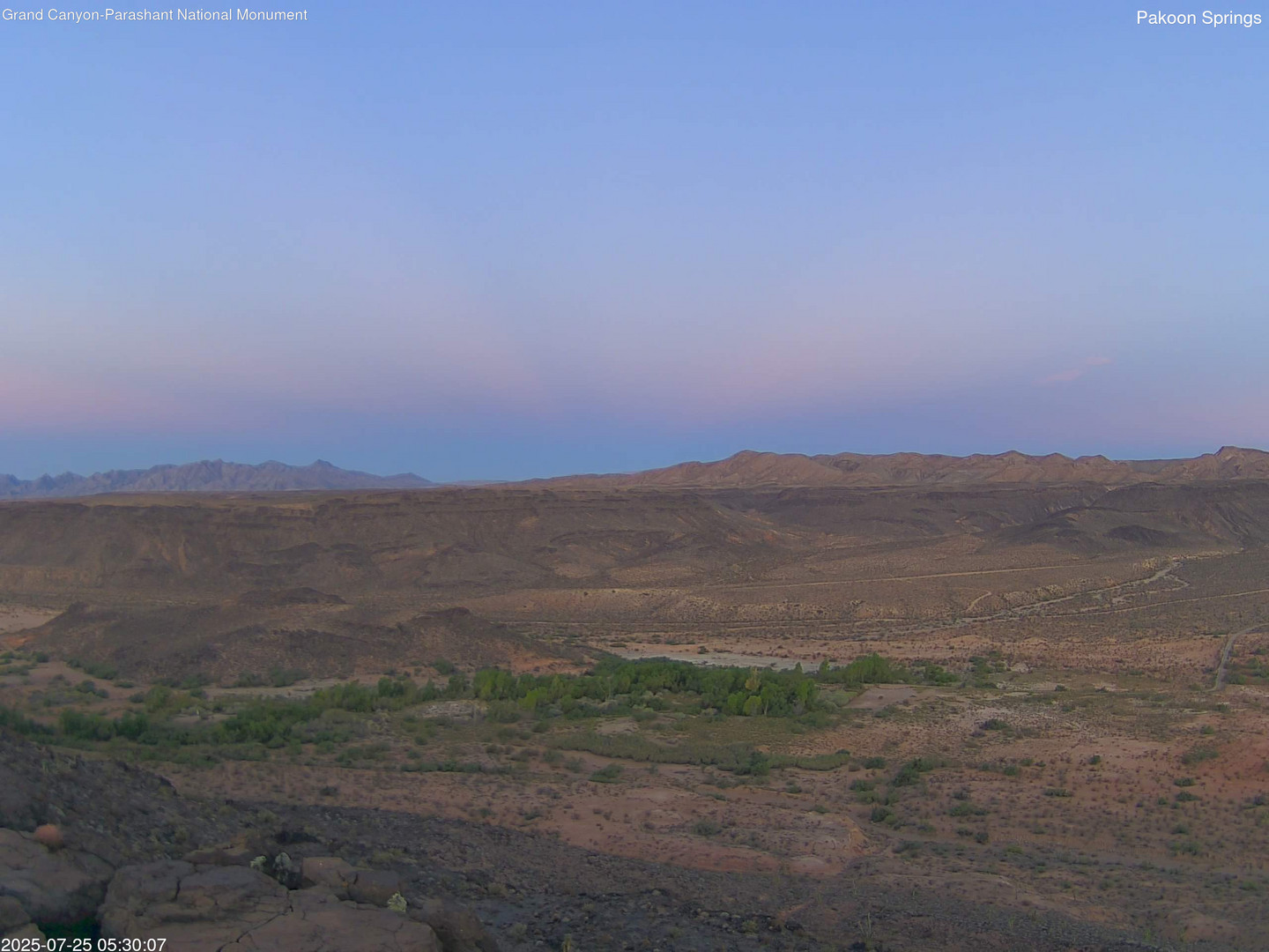 time-lapse frame, Pakoon Springs webcam