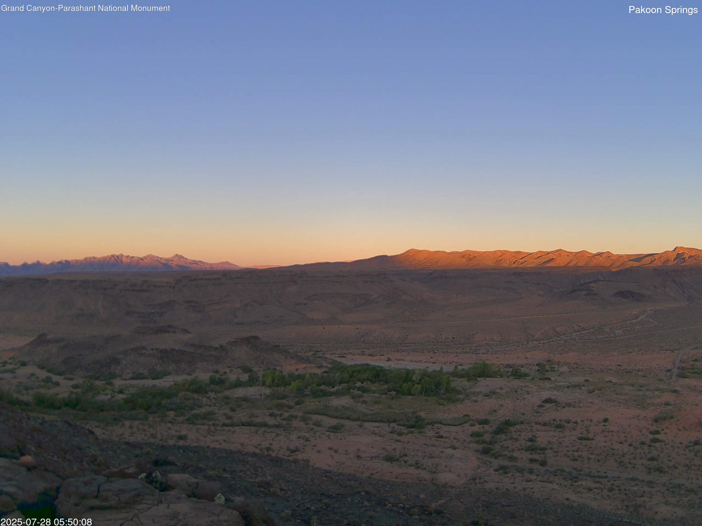 time-lapse frame, Pakoon Springs webcam
