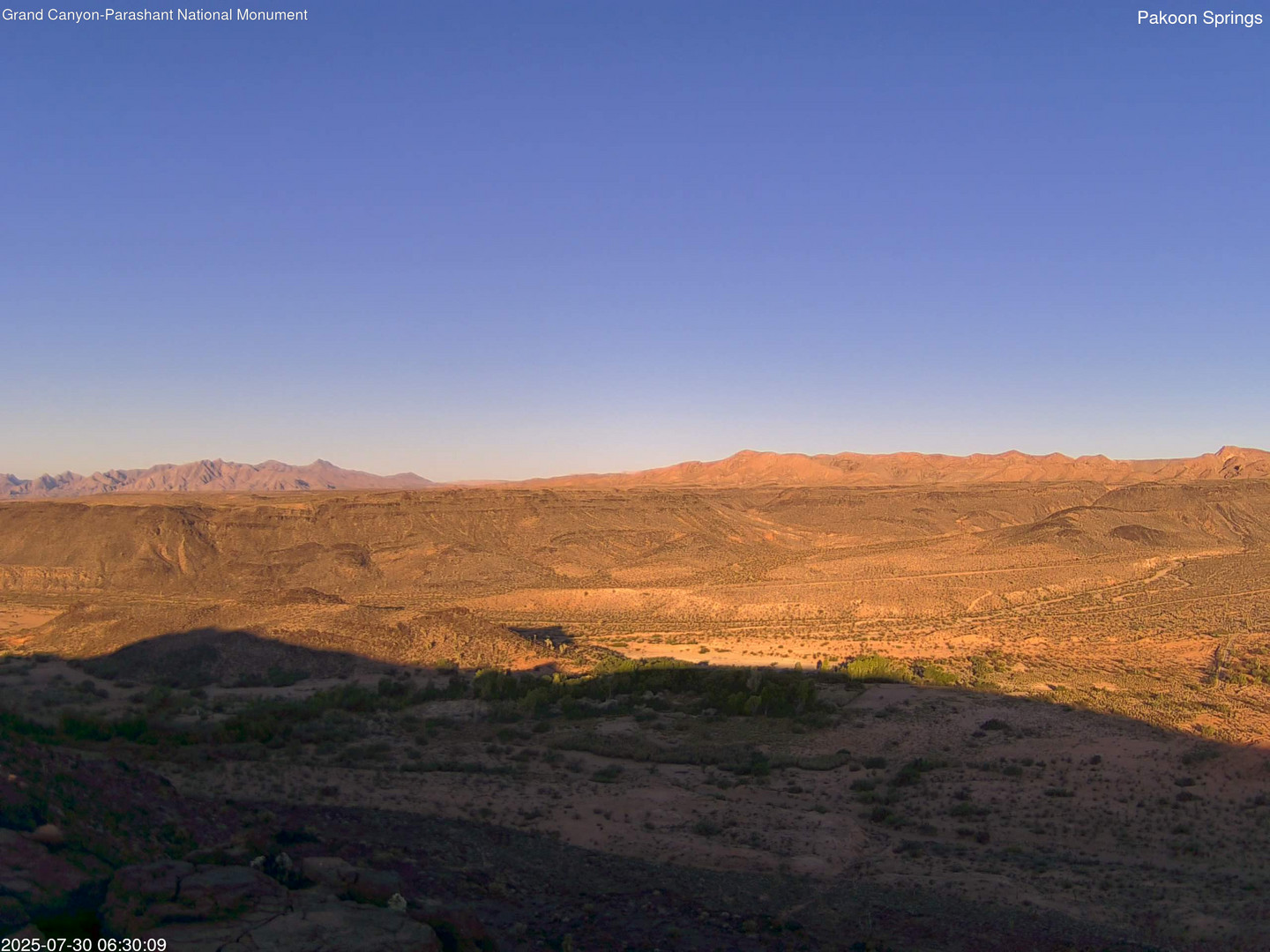 time-lapse frame, Pakoon Springs webcam