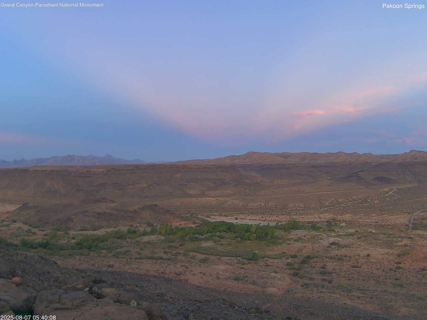 time-lapse frame, Pakoon Springs webcam