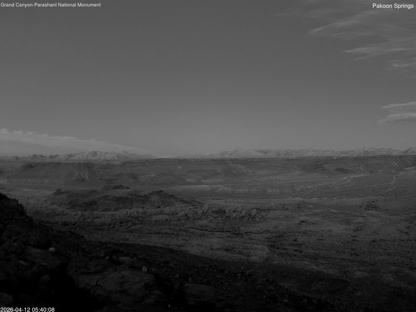 time-lapse frame, Pakoon Springs webcam